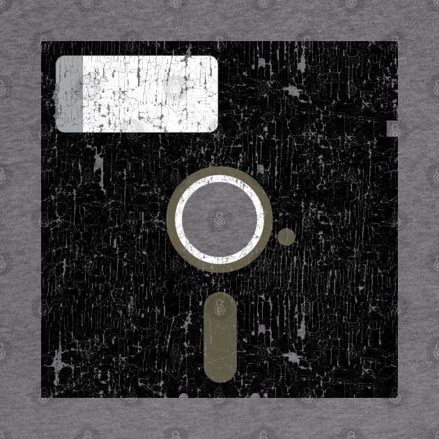Retro Floppy (Grunge) by JWDesigns